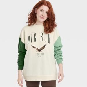 IML Big Sur Graphic Pullover Sweatshirt Size M